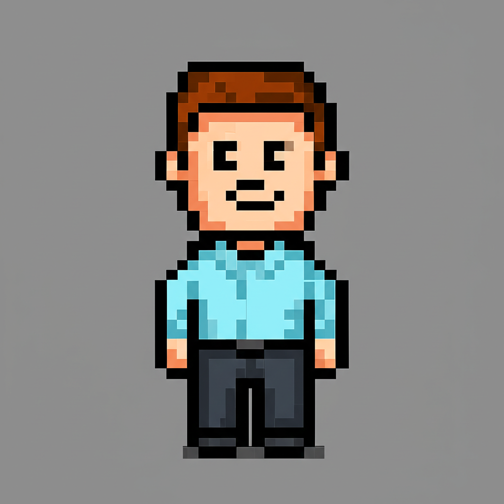 Pixel art character